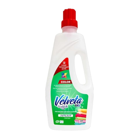 Velveta Liquid Laundry Gel for Colored &amp; White Clothes - 1 Liter