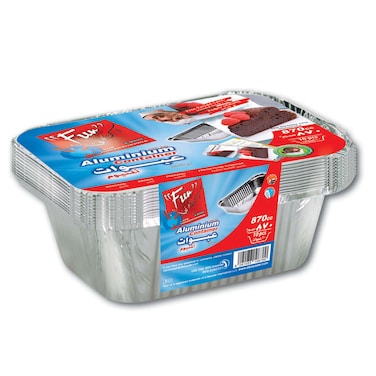 فن عبوات ألمنيوم مع الأغطية 870سم مكعب ×10حبة