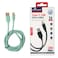 mpBLBERRI BLB-U316 Type-C USB Data Cable 2 Meter, Light Green