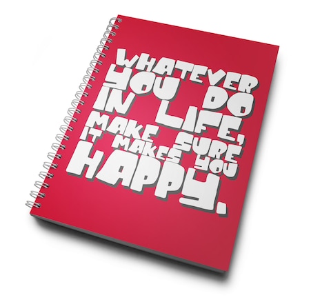 Loud Universe Hardcover Notebook Life Inspiration Quote Spiral Notebook with Premium High Quality Paper A5 Size