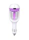 Generic Car Air Humidifier With USB Charger Port White/Purple