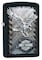 Zippo 28485 Harley Davidson Chrome Eagle Black Matte Lighter