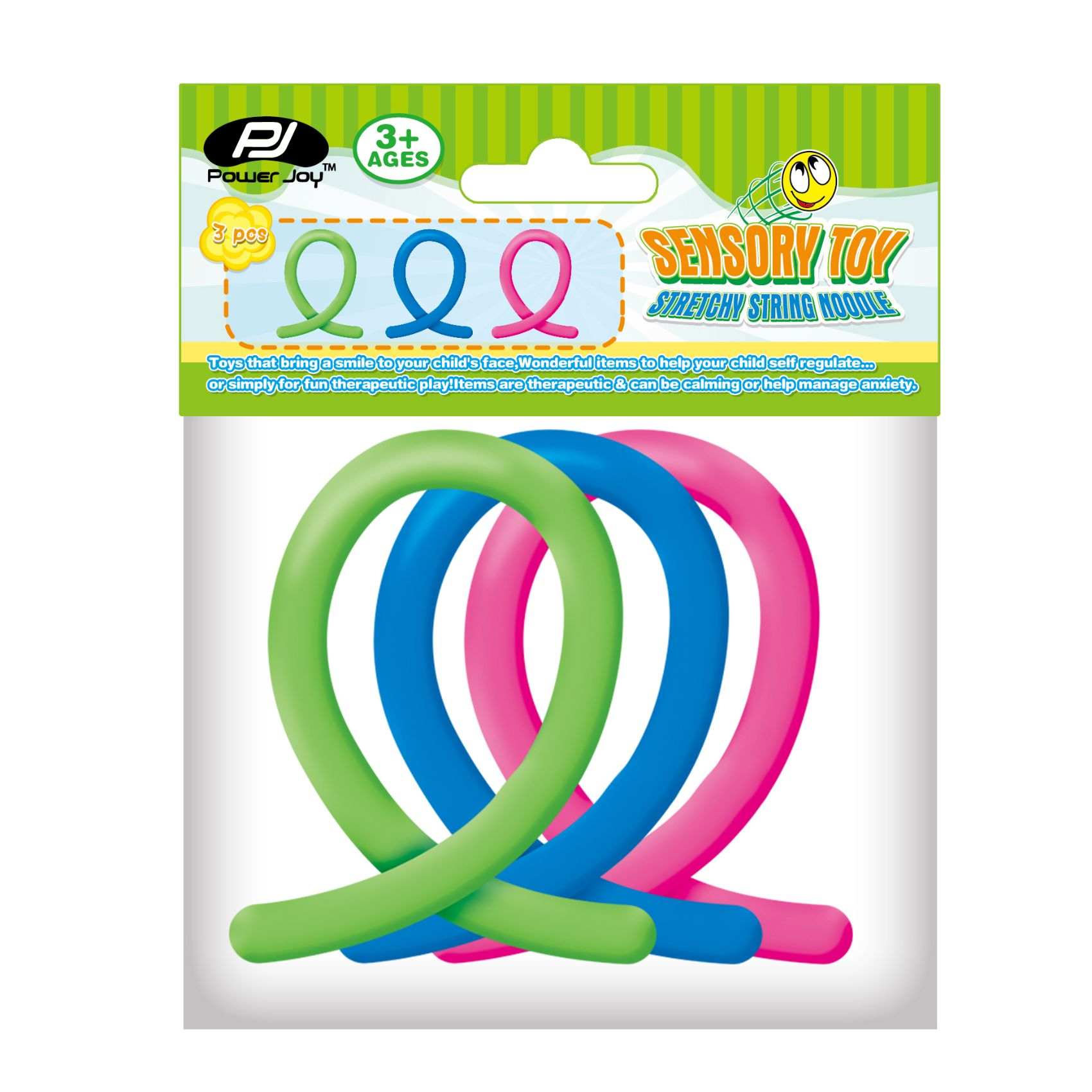 Buy Power Joy Stretchy String Noodle Sensory Toy Multicolour Online ...