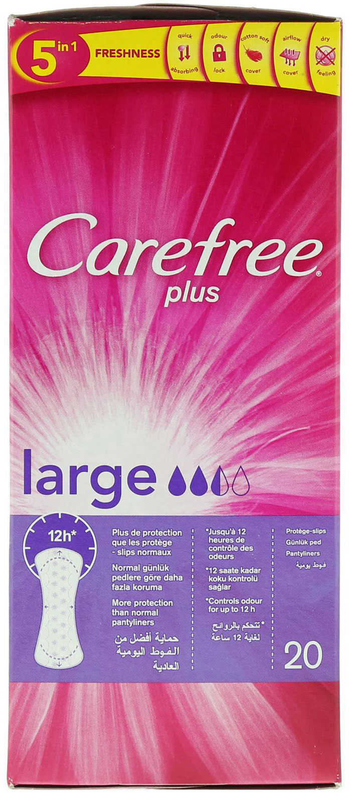 Carefree Plus Large 20 Pieces product thumbnail 3