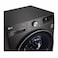 LG Steam Washing Machine - 9Kg with 5Kg Dryer - Black Steel - F4R5VGG2E