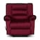 In House Velvet Rocking &amp; Rotating Recliner Chair - Burgundy - Nice 02