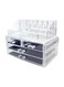 Generic Acrylic Cosmetic Organizer Clear/Black