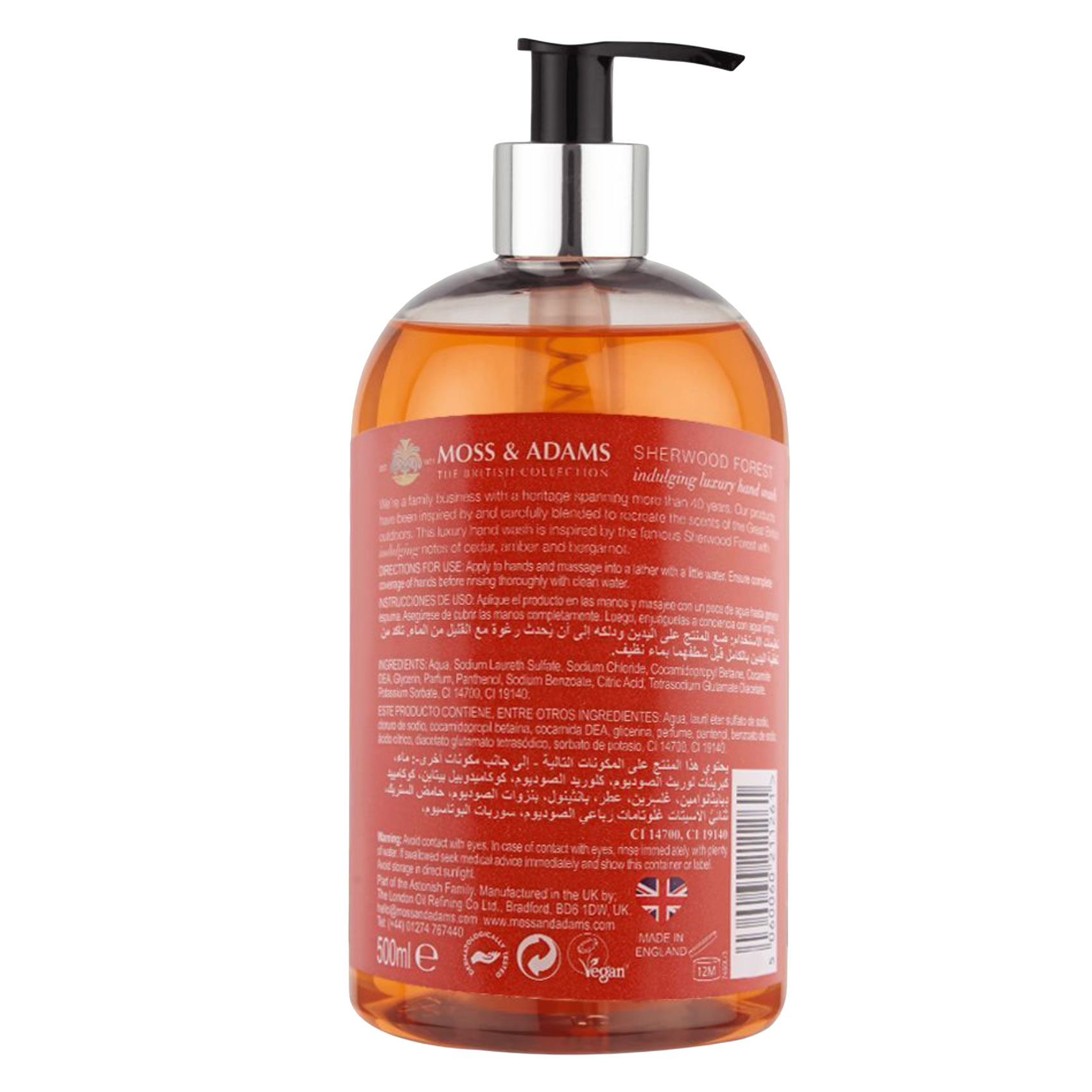 Moss &amp; Adams H/Wash Sh.Forest 500Ml