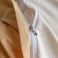LUNA HOME Premium King Size Korean Bedding Set, Plain Cream and Yellow Color