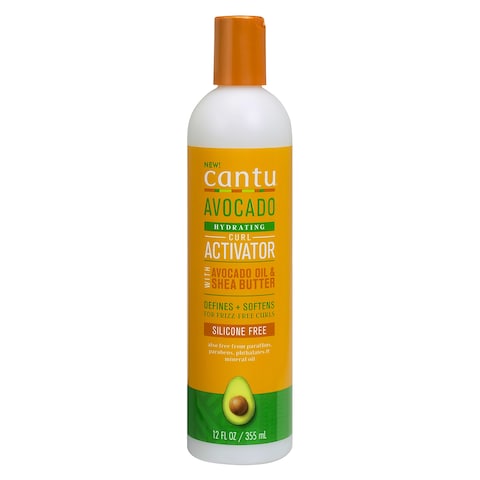 Buy Cantu Avocado Hydrating Curl Activator Cream White 355ml in UAE