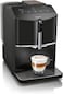 Siemens TF301G19 EQ300 Bean To Cup Fully Automatic Espresso Coffee Machine With Milk Frother, 4 Coffee Varieties, 3 Coffee Strengths, Black