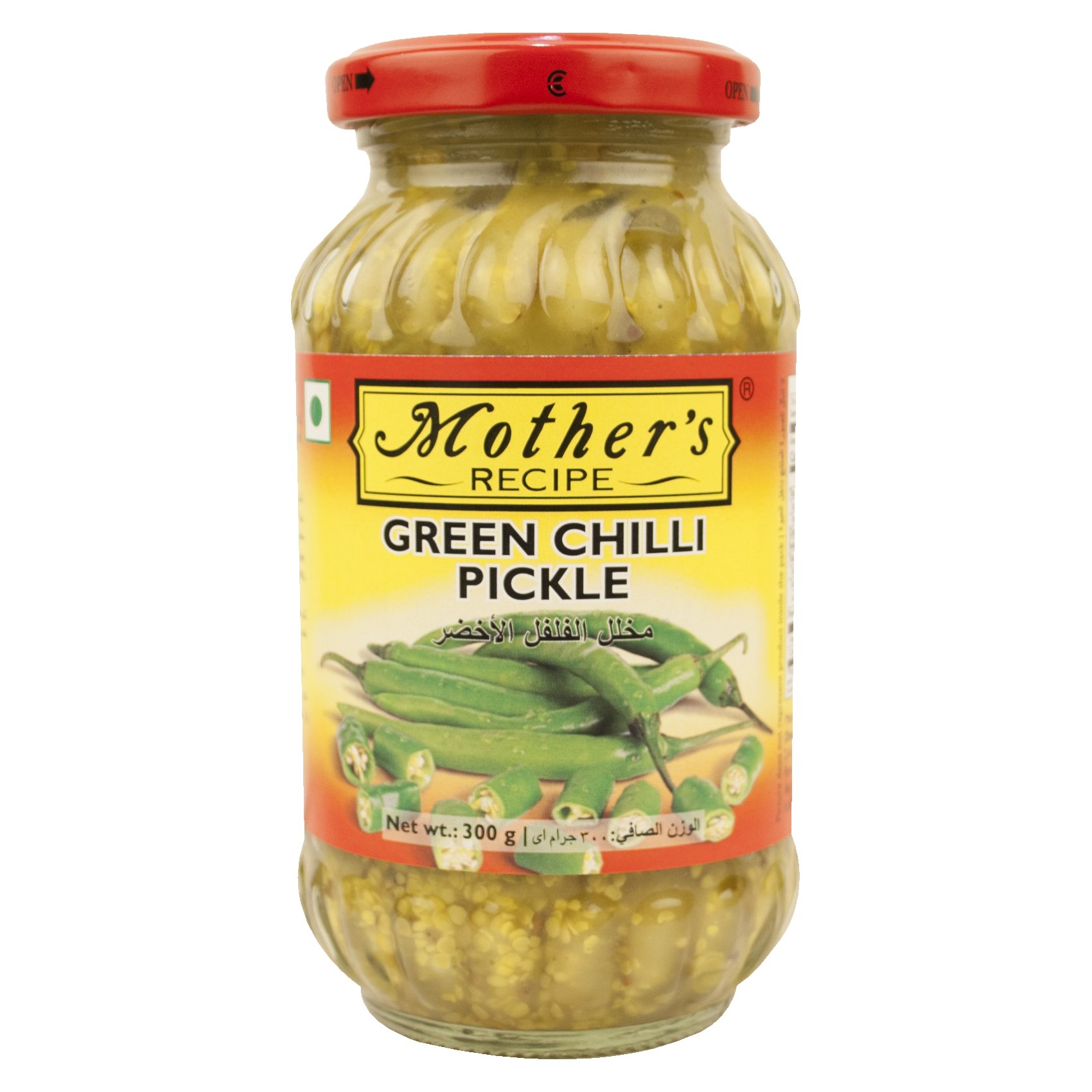 Mothers Recipe Green Chilli Pickle (Achar) 400g