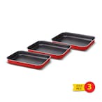 Buy Tefal rectangular oven trays set 3 in Saudi Arabia