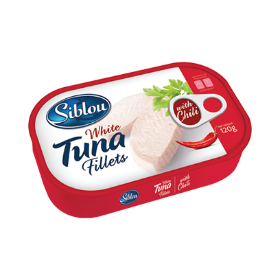 Siblou Tuna Fillets With Oil And Chili 120GR