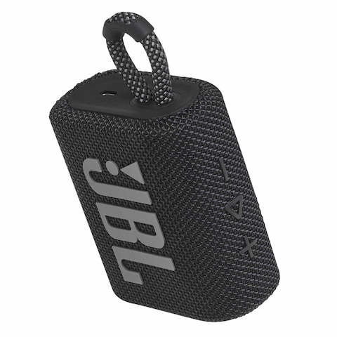 JBL Go 3 Bluetooth Portable Speaker - Black