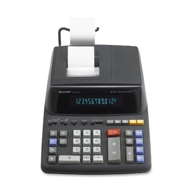 Buy Sharp EL2196BL Standard Function Calculator,White Online ...