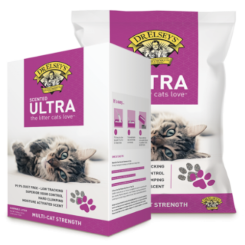 Dr Elsey&#39;s Precious Cat Ultra Hard Clumping Scented 99% Dust Free 18kg