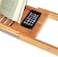 SKY-TOUCH Bathtub Tray Bamboo Bathtub Stand Holder Adjustable Bath Tray with Extendable Luxury Book Rest, Wine Glass Holder, Device (Tablet, Kindle, iPad, Smart Phone) Tray for a Home-Spa Experience
