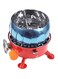 Aotu Windproof 1-Burner Camping Stove - Red/Blue