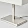 Table lamp, nickel-plated/white36 cm