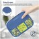 Bento Lunch Box 1300ML - 4 Deep Compartments, BPA Free, Leak-Proof &amp; Reusable - Microwave, Dishwasher &amp; Freezer Safe with Spoon for Adults, Kids, Toddlers (Blue)