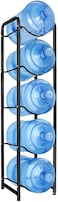 Water Cooler Jug Rack for 5 Gal Water Bottle, 5 Gallon Water Bottle Rack Holder, 5-Tier Heavy Duty Water Bottle Holder Storage Rack  Water Dispenser, Nano Steel, Space Saver (Assorted colors)