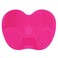 Generic Silicone Makeup Brush Cleaning Mat, Makeup Brush Cleaner Pad, Cosmetic Brush Cleaning Mat - Pink