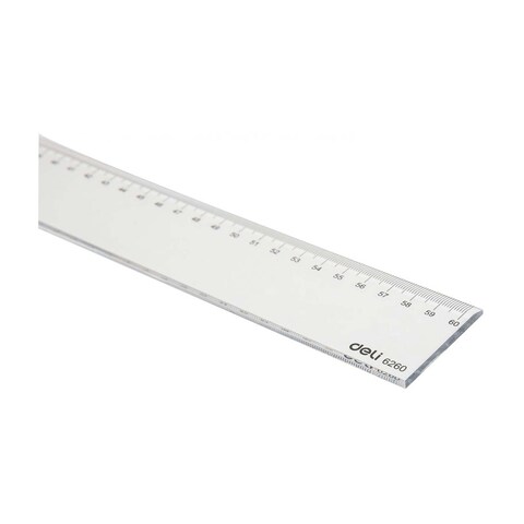 Deli Plastic Ruler - 60 Cm
