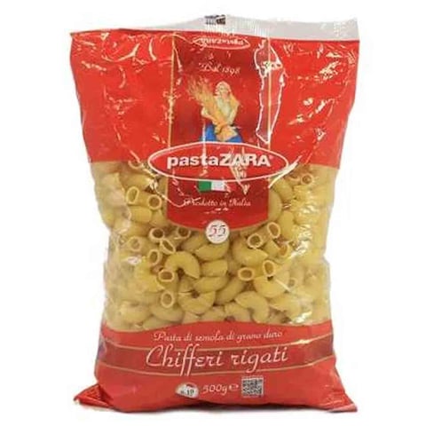 Pasta Zara Chiferi Rigati No.55 500 Gram