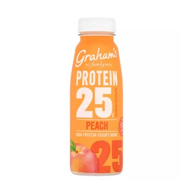 Graham&#39;s High Protein Yogurt Drink Peach 330ml
