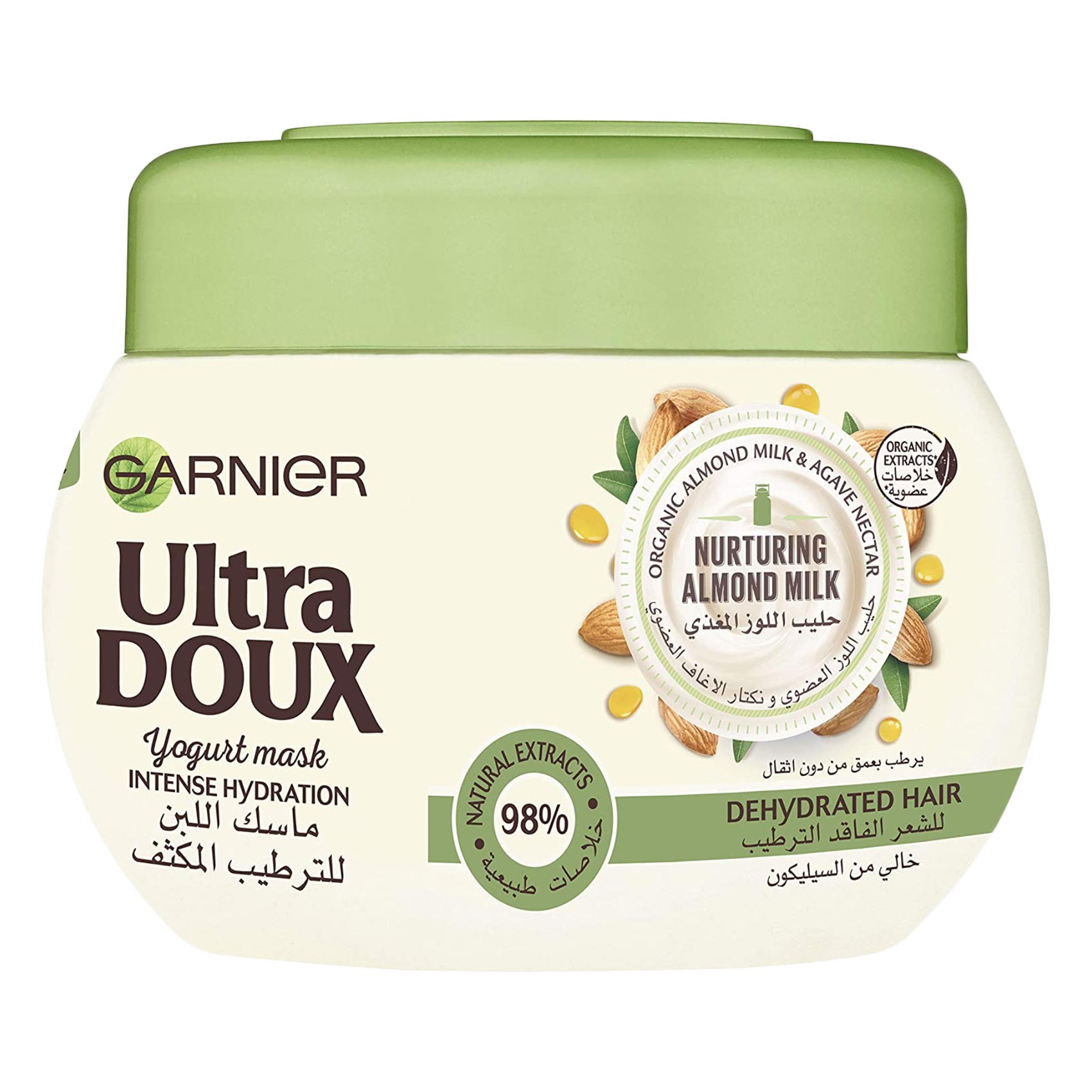 Garnier Ultra Doux Yogurt Hair Mask Intense Hydration Almond Milk 300 Ml