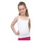 Lux Premiums Pure Cotton Comfortable Fit Spaghetti For Girls 3-4 Years White