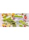 Nicer Dicer 11-Piece Fruit And Vegetable Chopper And Slicer Set, 1500ml - Green/White