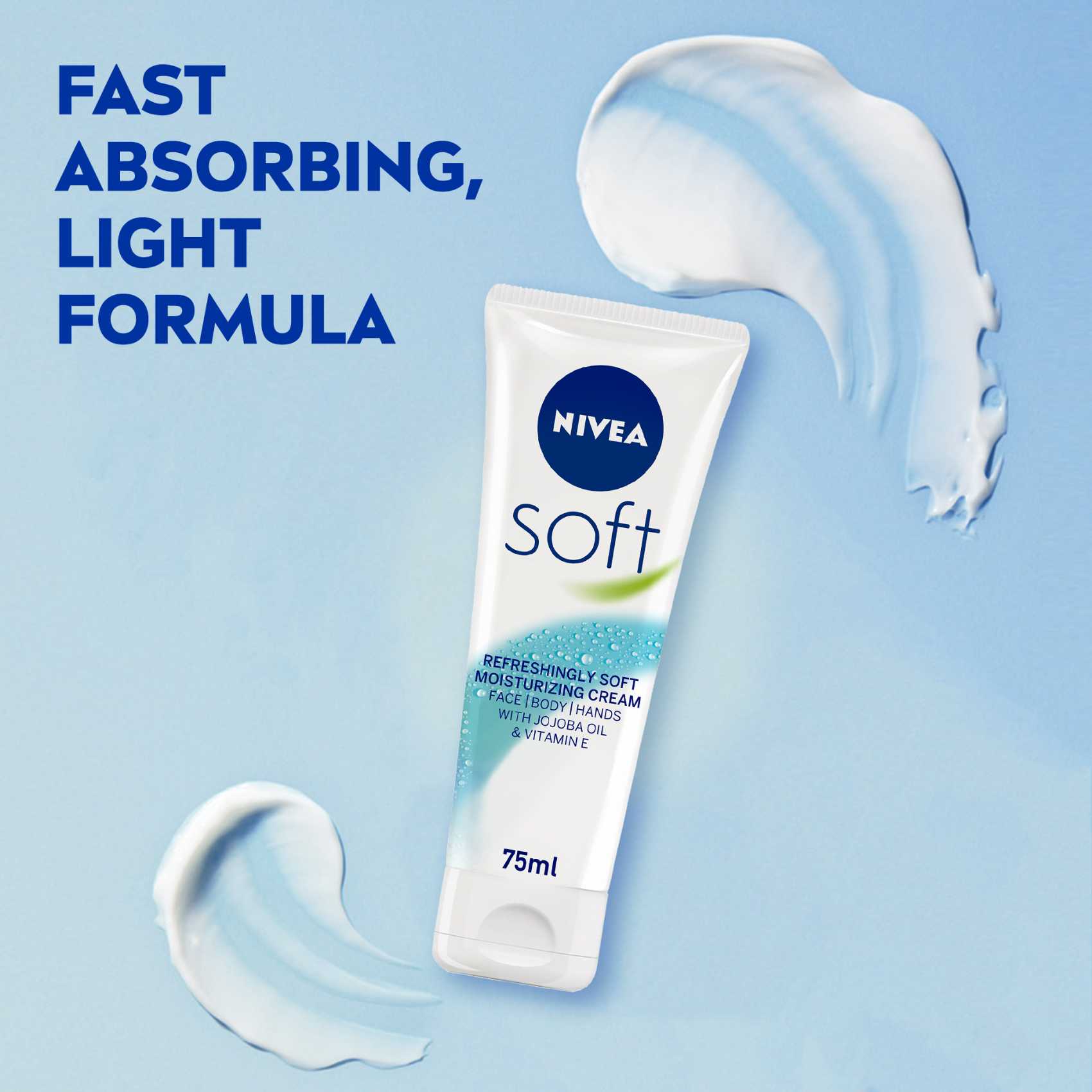 NIVEA Moisturising Cream Soft Refreshing Tube 75ml