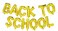 Party Time 16" 12pcs Gold BACK TO SCHOOL Foil Balloon For Back to School Balloons, Back To School Decorations Set, School Welcome Back Balloons Decoration - Classroom Decoration Supplies