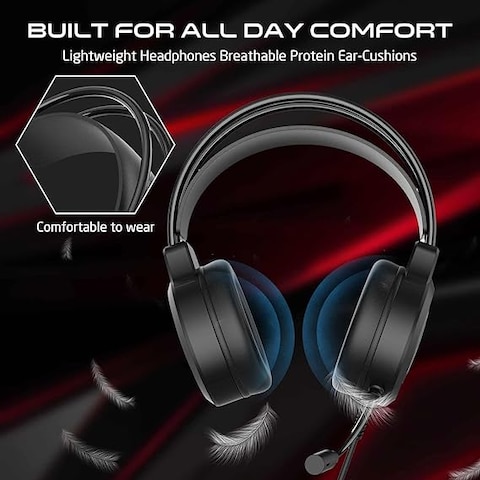 GOT100 GAMEON GOT100 Ravenstrike RGB Gaming Headset Black