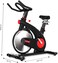 Sparnod Fitness SSB-15 Spin Bike Exercise Cycle for Home Gym (Free Installation Service) - with 15kg Spinning Flywheel - Heavy Duty Indoor Stationary Cycling Trainer Machine