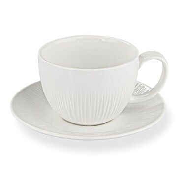 Mug And Saucer Set White 280ml