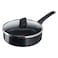 Tefal Cook Right Sautepan With Lid Black 24cm