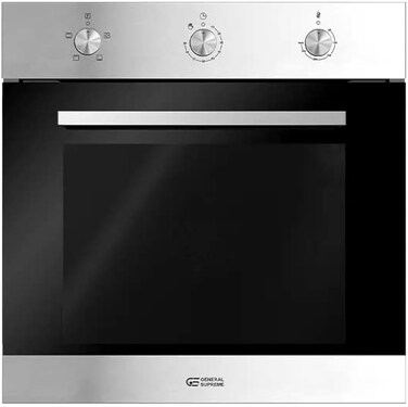 General Supreme Electric Oven Compact (Built In) 60cm 64L, 4 Functions, Stainless Steel, Italian (Installation Not Included)