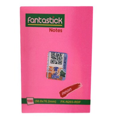 FANTASTICK STICK NOTE 2X3 FLUO RED