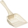 LITTER SCOOP W/MICROBAN LARGE ~ BLEACHED LINEN