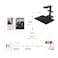 Czur Et16 Plus Advanced Book &amp; Document Scanner, 2nd Gen Auto-Flatten&amp;Deskew Tech, 16Mp Sony Camera, Capture A3, 186 Languages Ocr