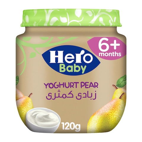 Hero Baby Yoghurt Pear Jar - 125 gram