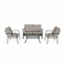 MyChoice Texas Coffee Table And Chair Set White Pack of 5