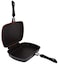Generic Aluminum Cardinal Double Grill Fry Pan, Black