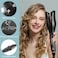 Rose-shaped Ceramic Automatic Hair Curler Black
