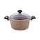 Falez Creamy Granite Derin Tencere Casserole 24cm