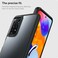 Spigen Ultra Hybrid designed for Xiaomi Redmi Note 11 PRO case and Redmi Note 11 Pro 5G case cover - Matte Black