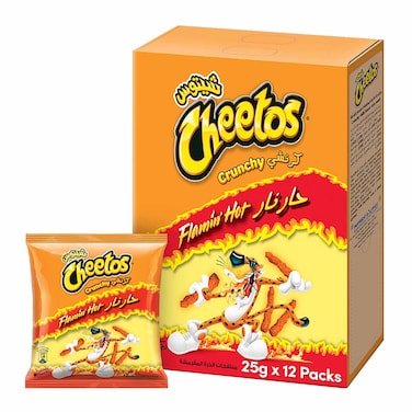 Cheetos Crunchy Flaming Hot 25g x 12